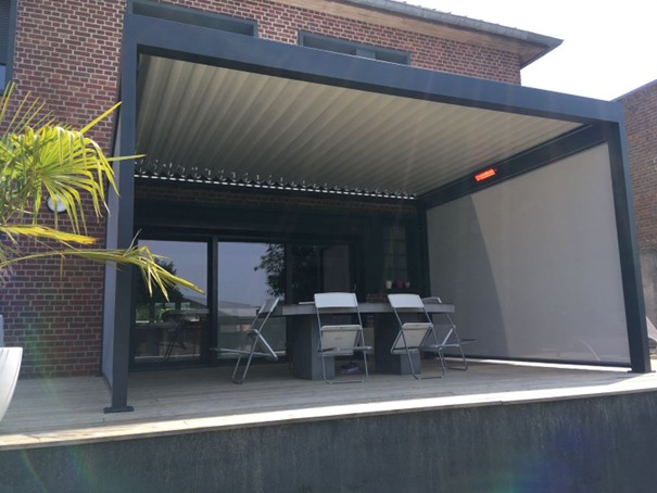 Entreprise de pose de pergolas bioclimatiques, Armentières, BECART