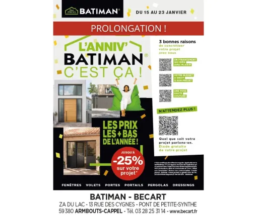 Promotion sur les menuiseries , Armentières, BECART