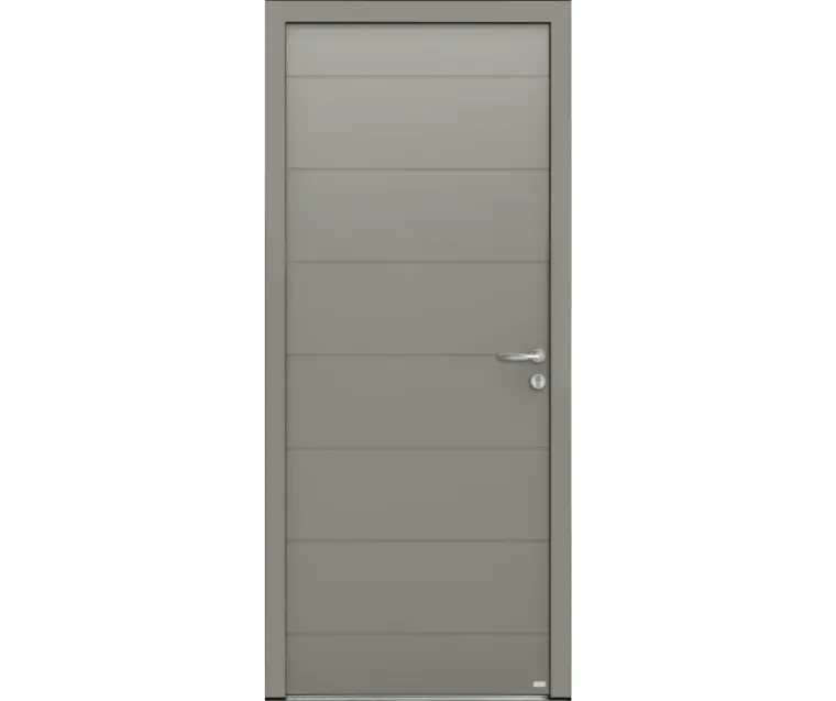 Porte d'entrée aluminium SAMARA (AL60), Armentières, BECART