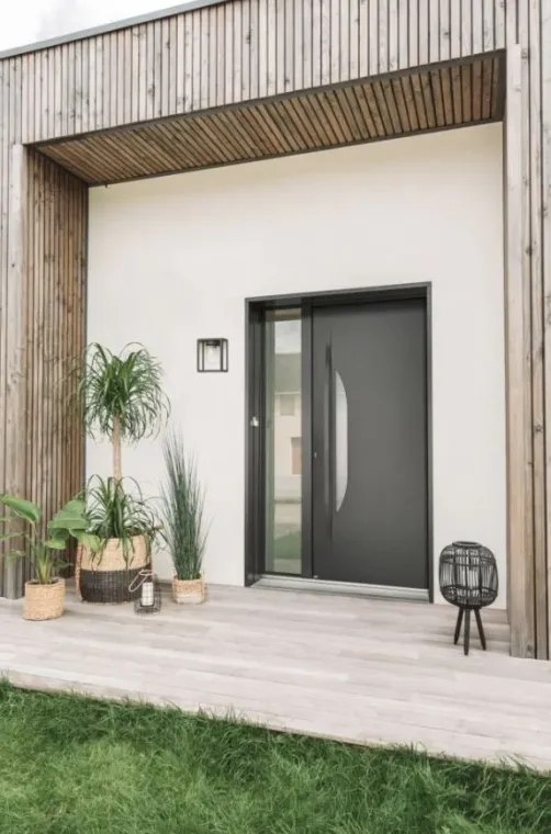 Porte d'entrée Bois/Aluminium AQUATA (M62+), Armentières, BECART