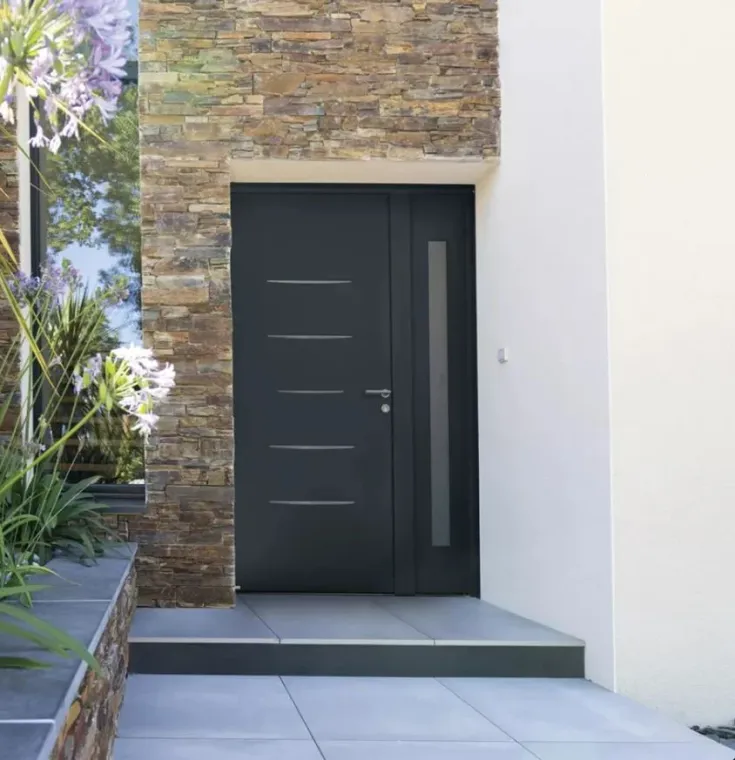 Porte d'entrée Bois/Aluminium AUZON (M62), Armentières, BECART