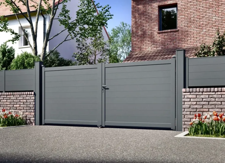 Portail Aluminium VALONGO AT01 Battant, Armentières, BECART